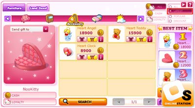  Kitty Online Shop on Hello Kitty Online                    Dream Shop