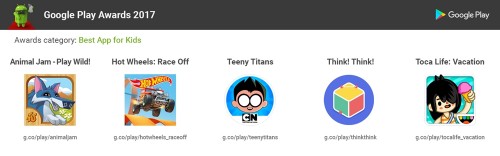 The Google Play Awards