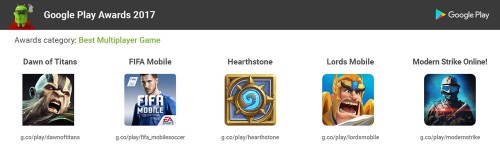 The Google Play Awards