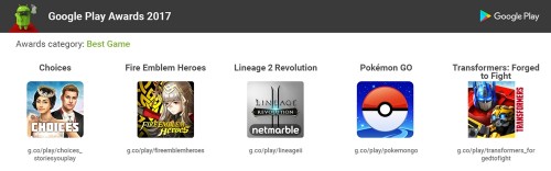 The Google Play Awards