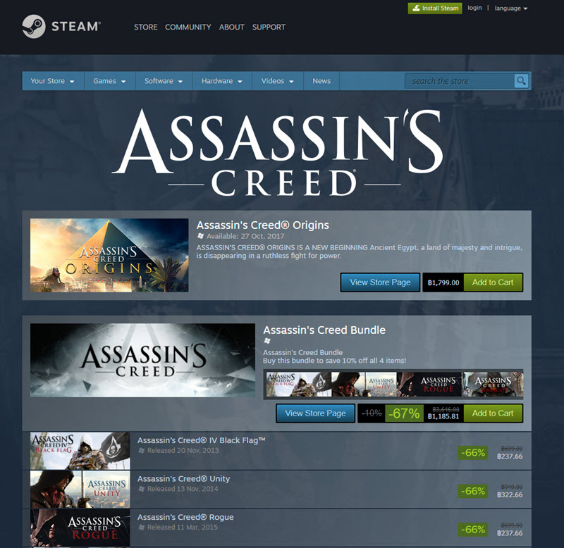 Assassin s creed bundle