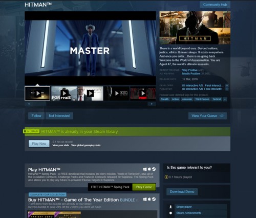 Hitman Holiday Pack
