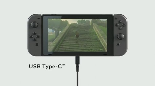 Nintendo switch (นินเทนโด switch) จะใช้ Port USB Type-C ในการชาร์ตแบต