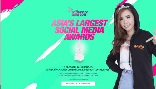 พี่แป้ง zbing z. ถูกเสนอชื่อเข้าชิงรายการ Influence Asia