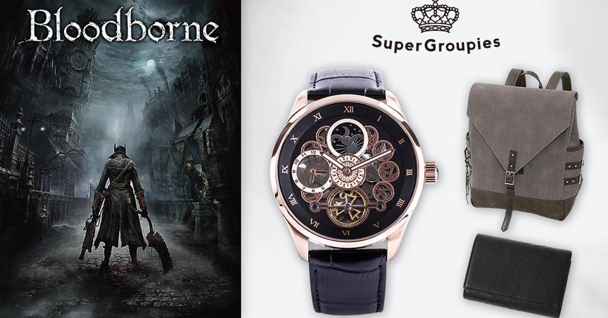 Bloodborne x SuperGroupies ออกสินค้านาฬิกาและกระเป๋าแฟชั่น​​​​​​​
