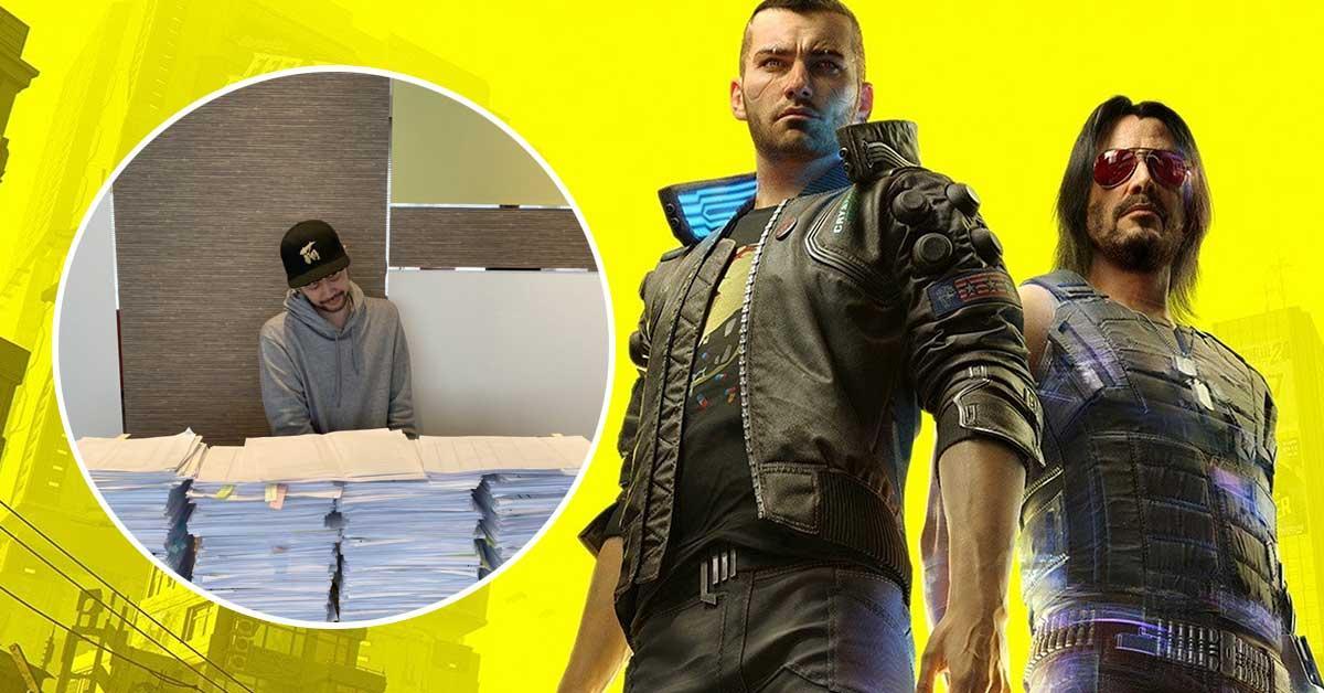 กองอย่างใหญ่ ! ทีมงานแปล Cyberpunk 2077 ภาษาญี่ปุ่นโชว์กองสคริปต์ทั้งหมดของเกม