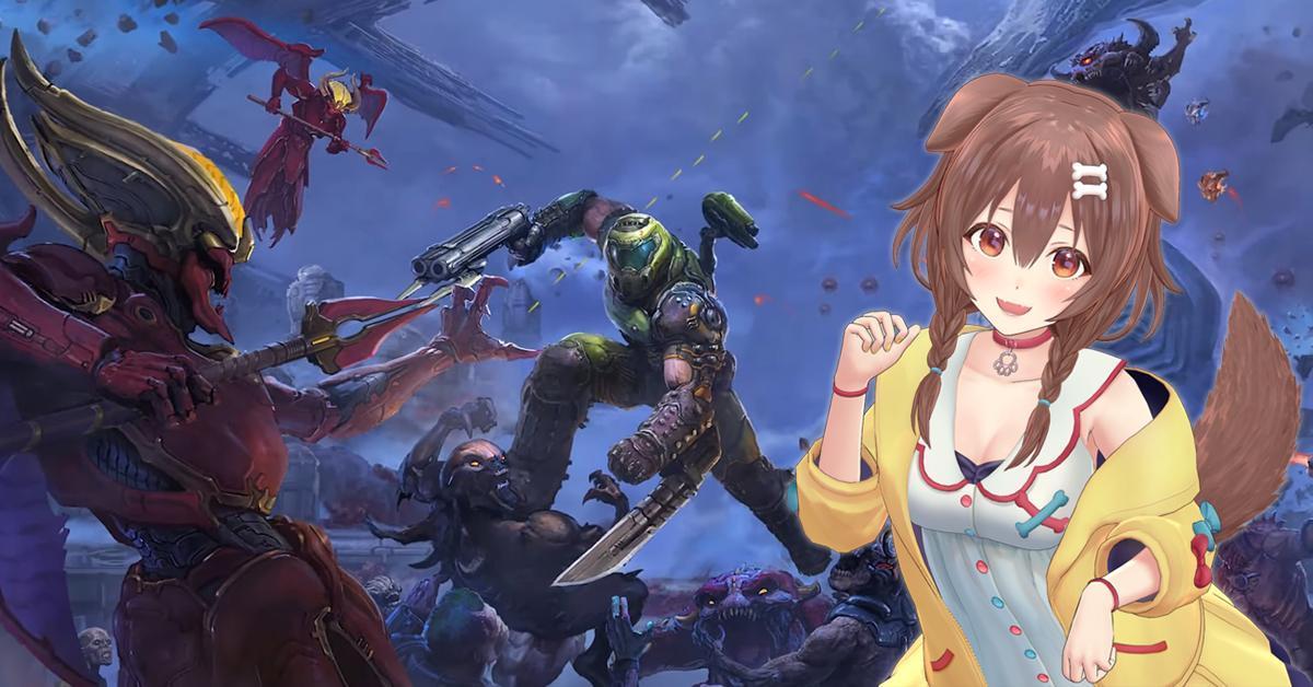 DOOM Eternal แอบใส่ Easter Egg น้องหมา Korone ใน DLC ตัวใหม่
