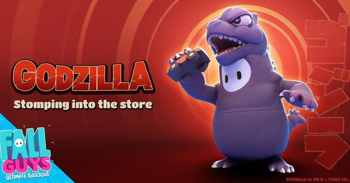 Fall Guys เตรียมนำสกิน Godzilla เข้าเกมเร็วๆ นี้