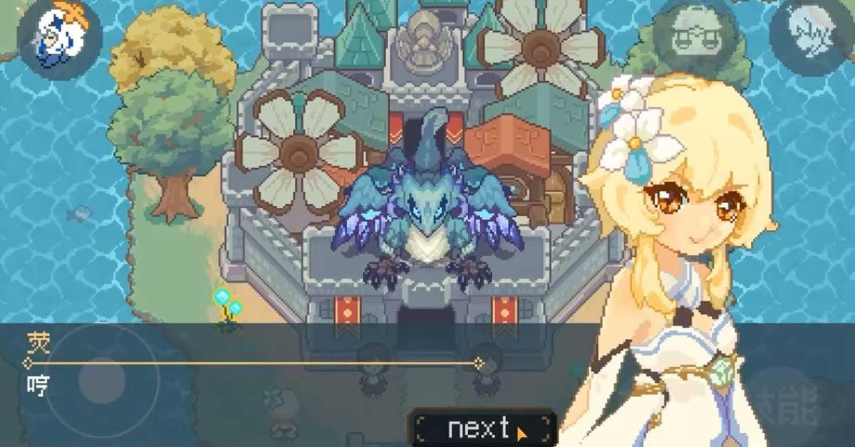 เอาใจคนงบน้อย Genshin Impact ฉบับ 8 bit สุดน่ารักจากฝีมือการสร้างโดยแฟนเกม