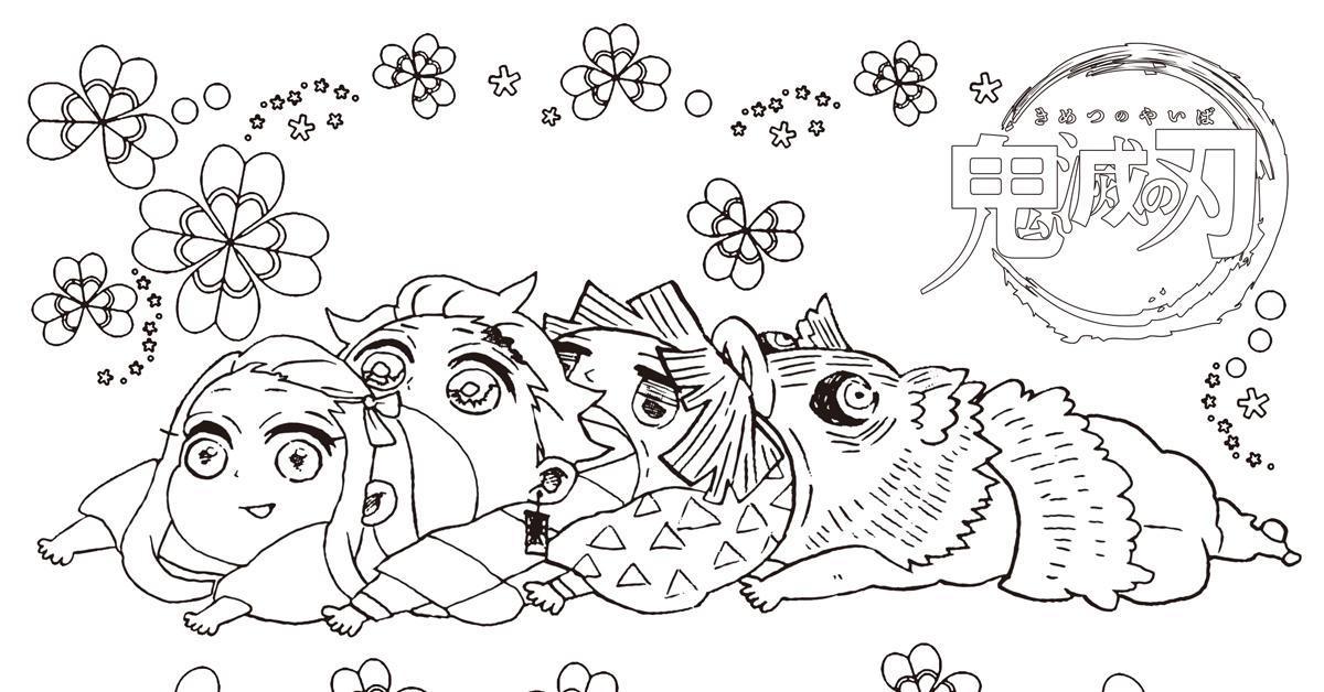 Kimetsu no Yaiba ฉลองฉายภาคหนังโรงด้วยการแจกภาพระบายสี