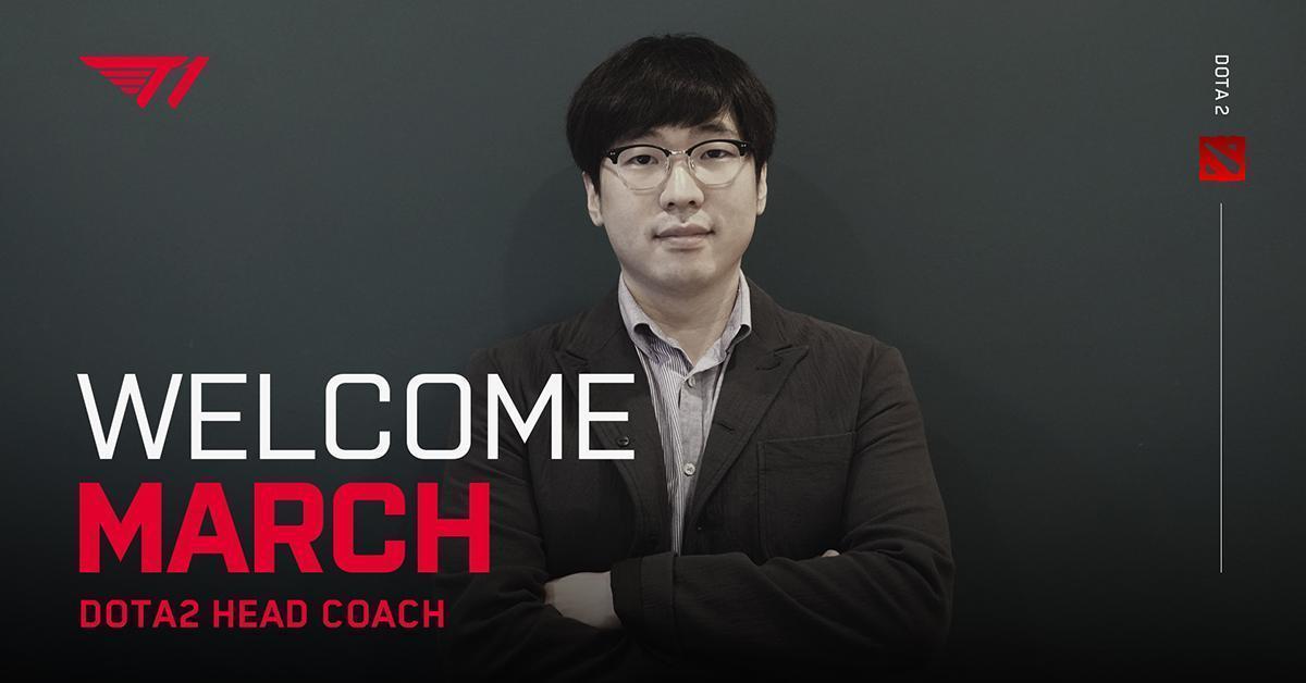 March ประกาศเข้าร่วม T1 เกม Dota2 ในฐานะโค้ช