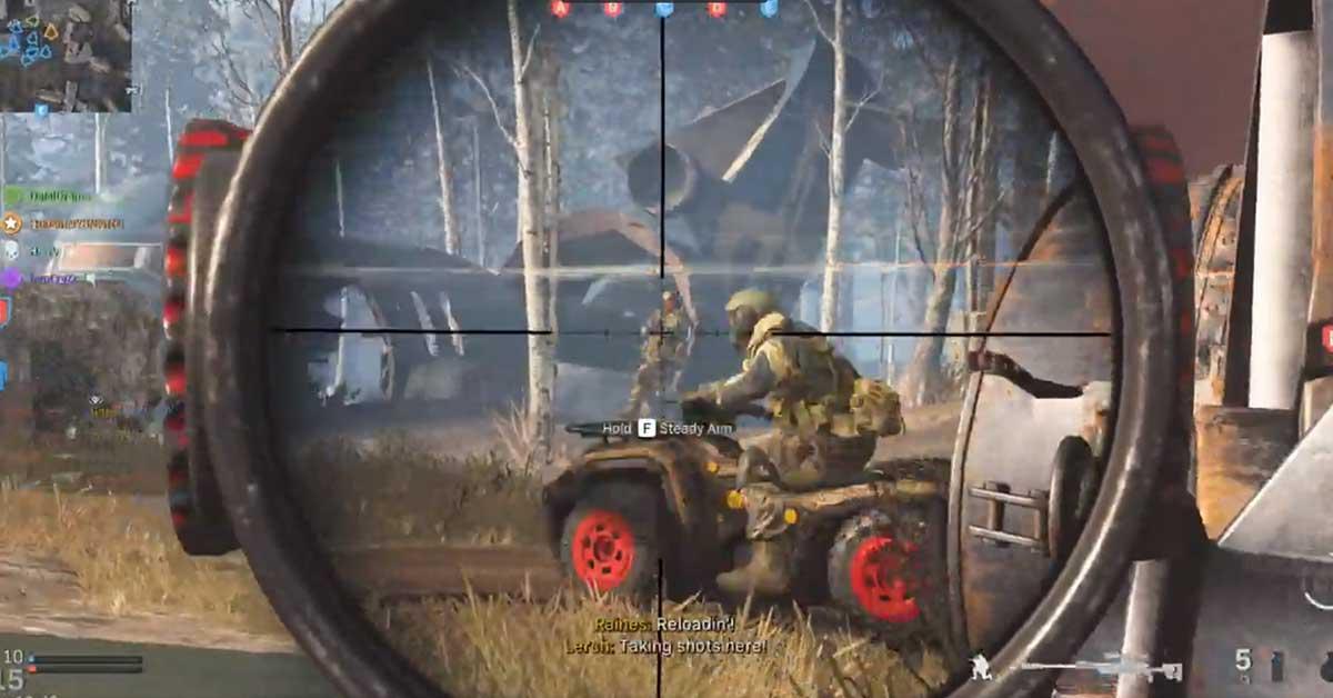 คนโดนต้องซวยขนาดไหน Call of Duty Modern Warfare โชว์ซีนสุดเทพ Double headshot