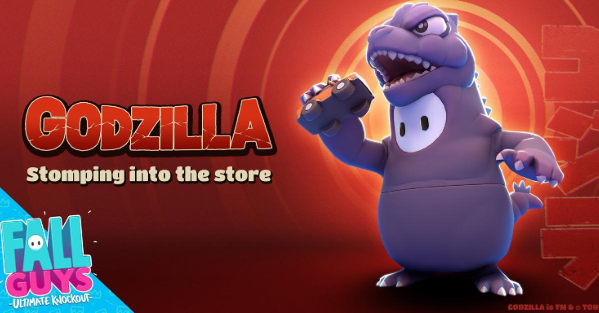 ชุด Godzilla เปิดให้ซื้อใส่ในเกม Fall Guys: Ultimate Knockout ได้แล้ว