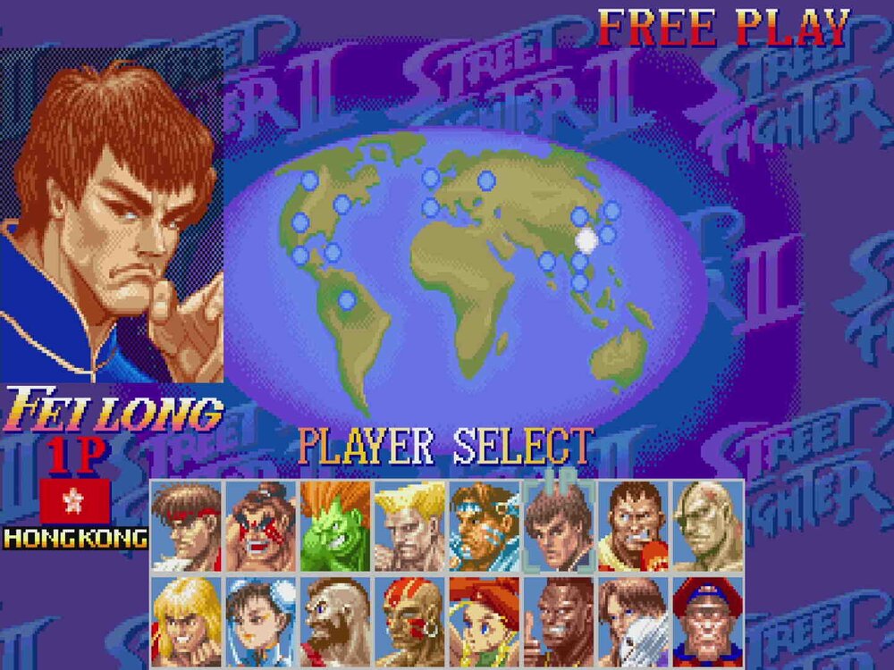 ลายธงของ Fei Long ในเกมภาคฉลองครบ 30 ปี