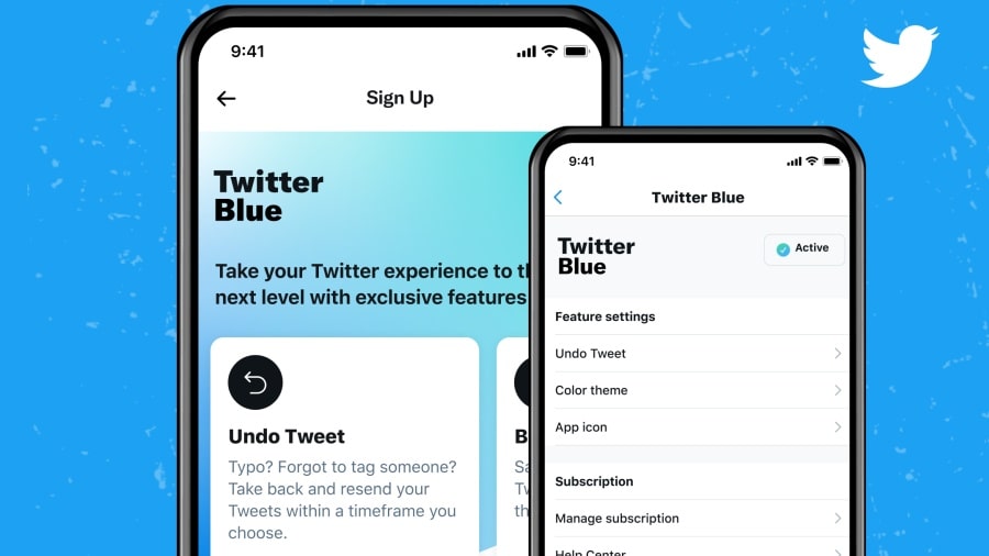 twitter blue