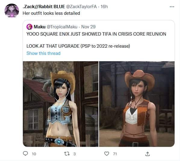 crisis core final fantasy vii reunion