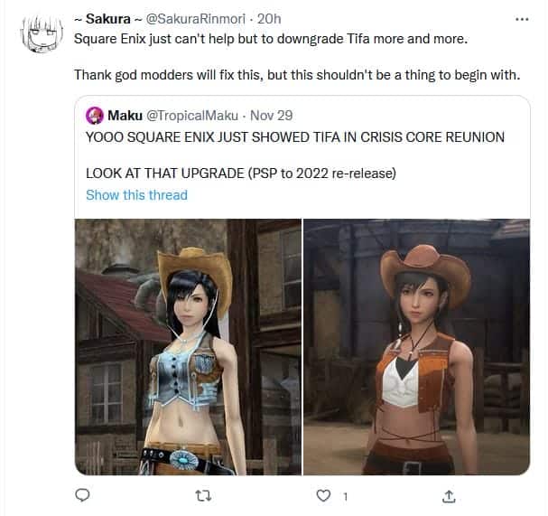 crisis core final fantasy vii reunion