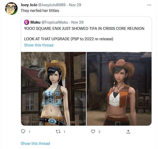 crisis core final fantasy vii reunion
