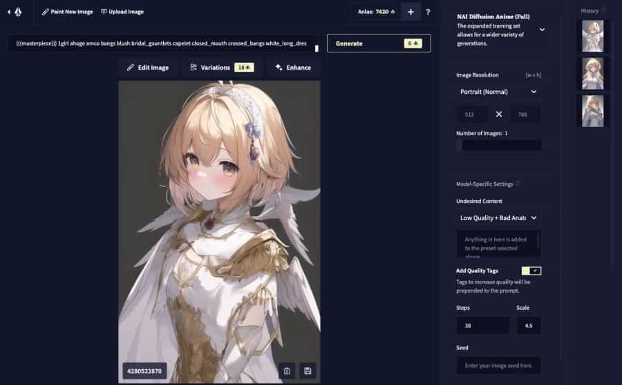 novelAI