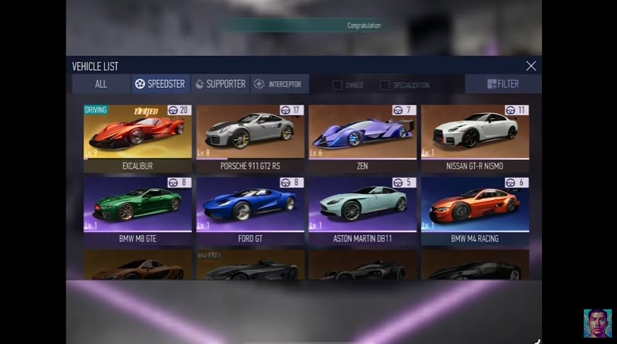 Ace Racer Tier List