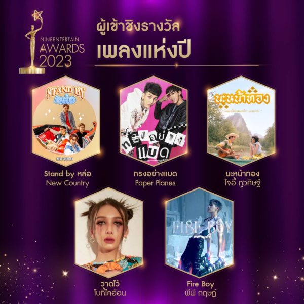 ไนเอ็นเตอร์เทนอวอร์ด 2023