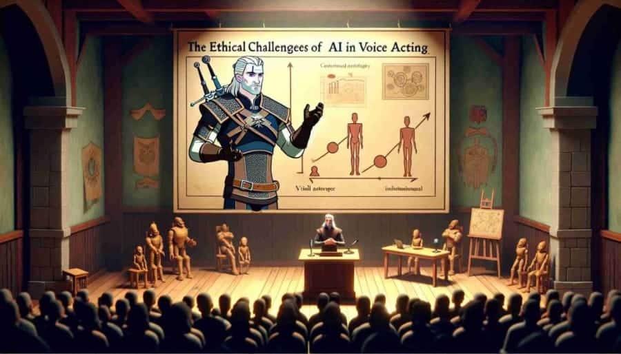 geralt voice actor witcher doug cockle