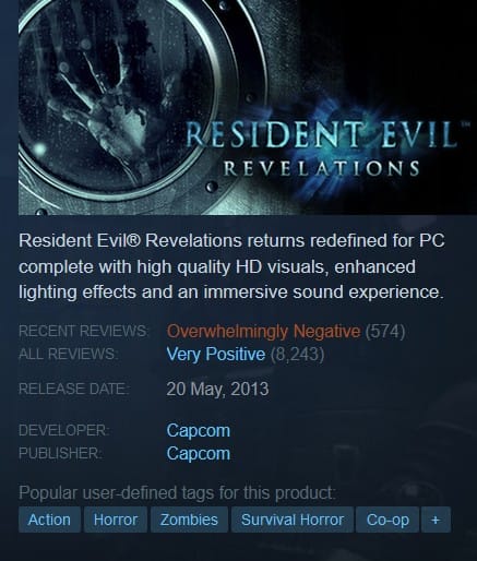 resident evil revelations drm enigma