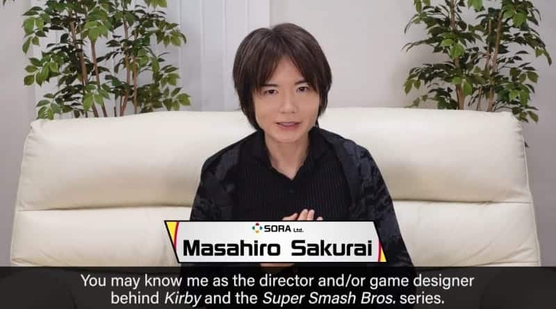 masahiro sakurai smash bros.