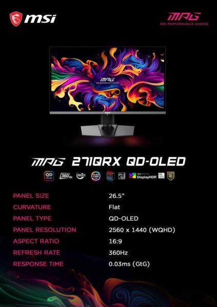 MSI QD-OLED