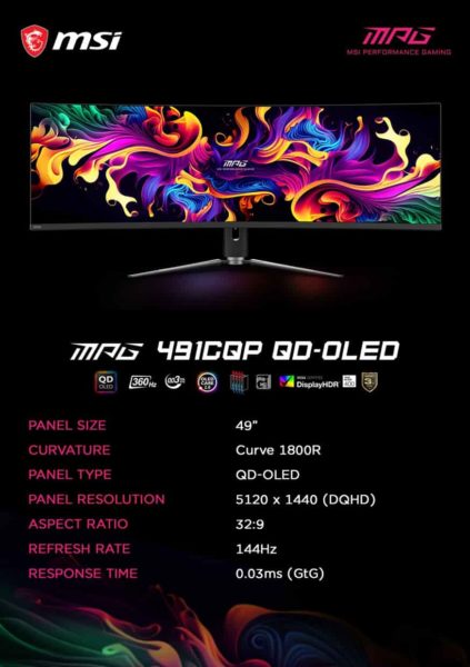 MSI QD-OLED