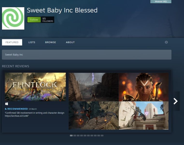 Sweet Baby Inc