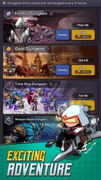 Self-Service Knight : idle RPG