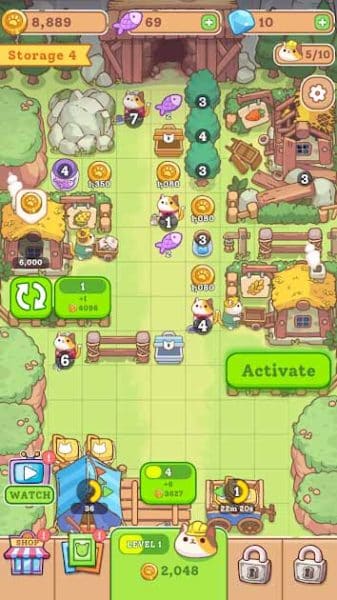 Farmer Cat: Idle Merger Tycoon