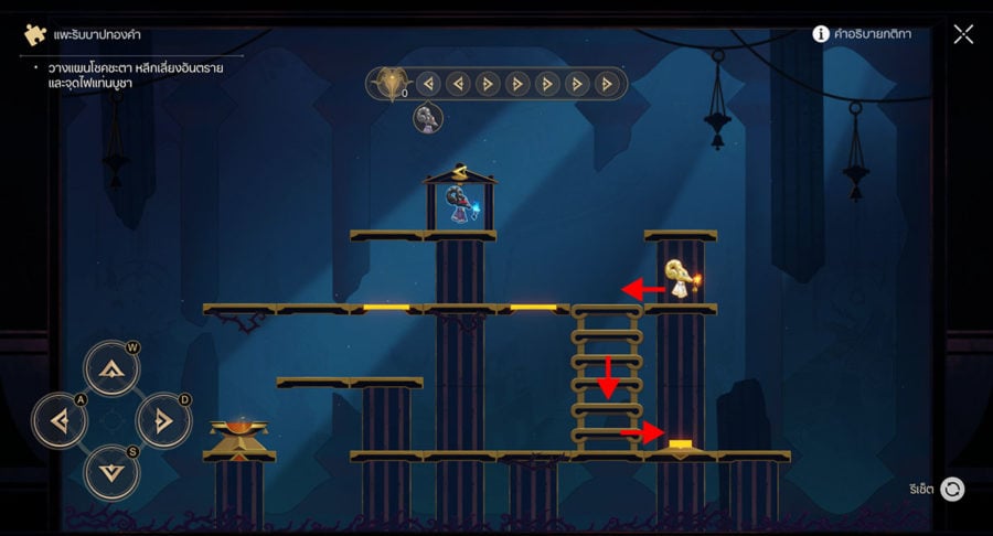 แนวทางการเคลียร์มินิเกม แพะรับบาปทองคำ - พื้นที่ ยอดอรุณเมฆา