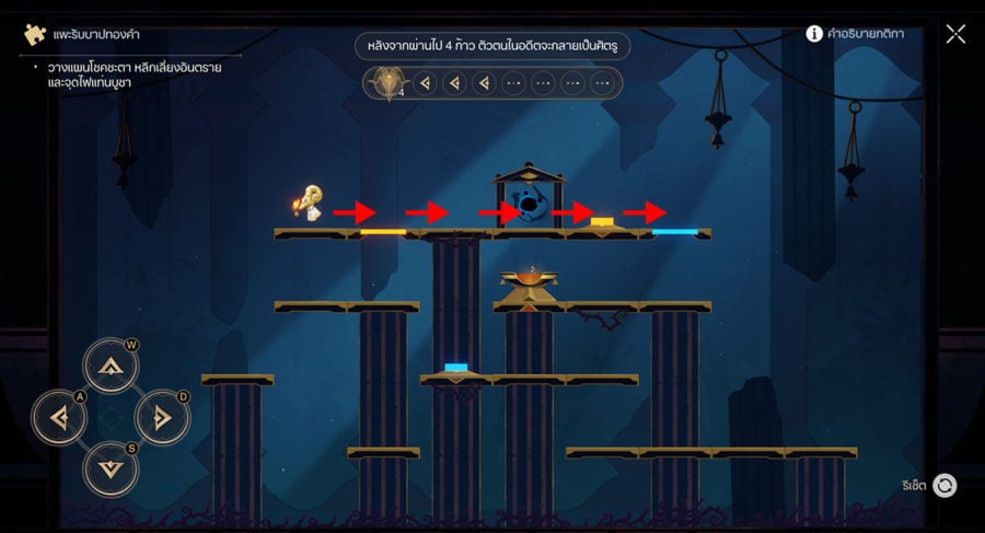 แนวทางการเคลียร์มินิเกม แพะรับบาปทองคำ - พื้นที่ ยอดอรุณเมฆา